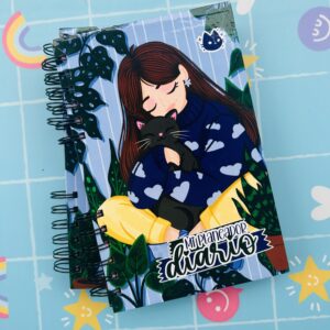cuaderno agenda ilustrada