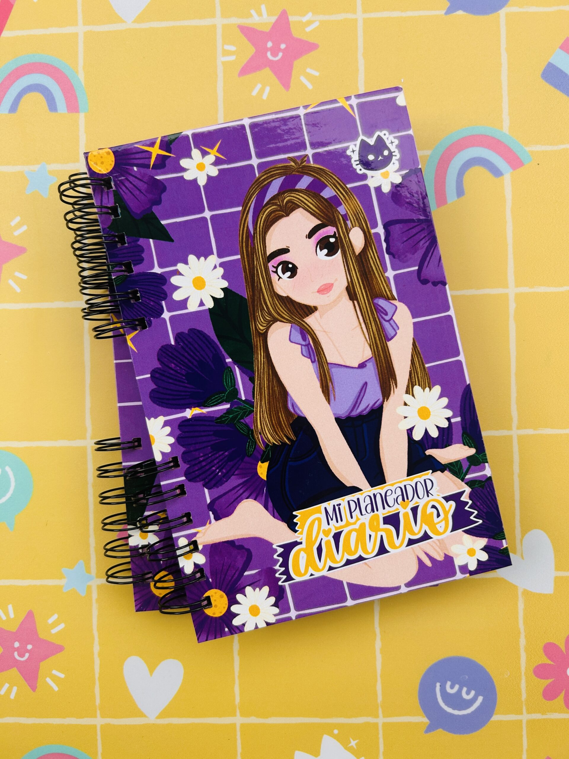 planeador diario con ilustracion